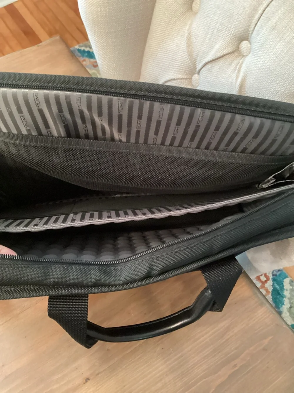 TUMI 26011D4 SLIM PROFILE LAPTOP BRIEFCASE ALPHA GENERATION 4 BALLISTIC NYLON
